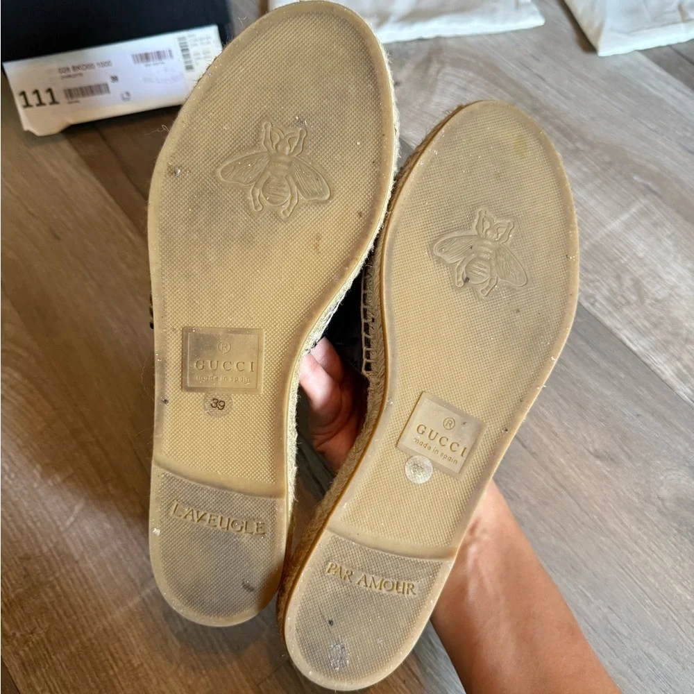 GUCCI Marmont Matelasse Espadrilles - Picture 10 of 11